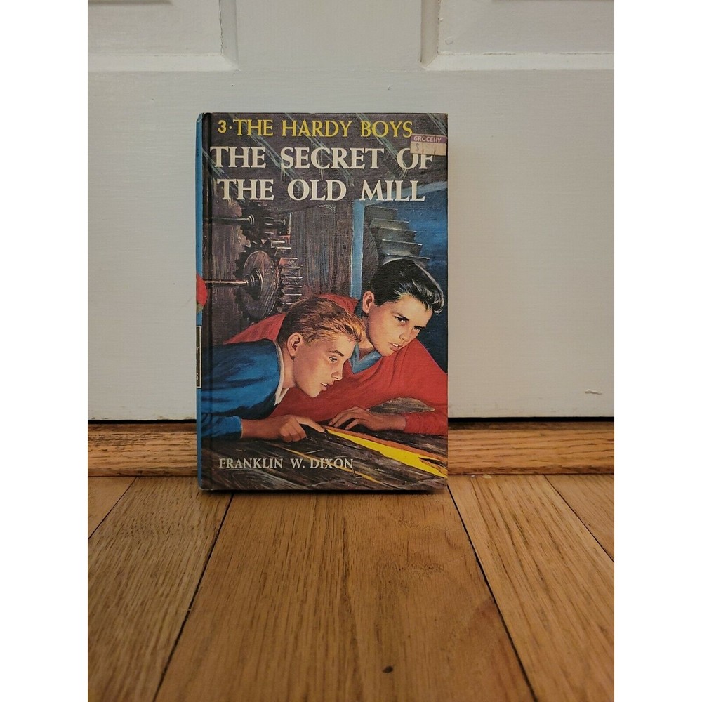 Hardy Boys #3 The Secret of the Old Mill 1962 Vtg blue spine